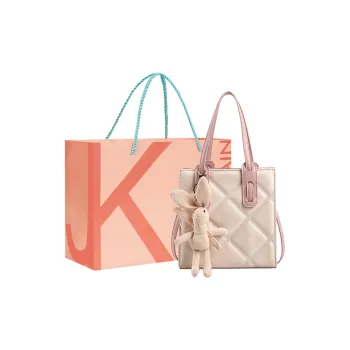 JANE KLAIN PU Tote Bag, Shopping Bag, Shoulder Bag, Crossbody Bag, Handbag Small Size Women's Pink/Brown/White/Black