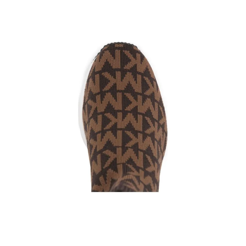 MICHAEL KORS Skyler Cushioned Slip-Resistant Breathable Coverage High-Top Casual Shoes Women's Brown-3