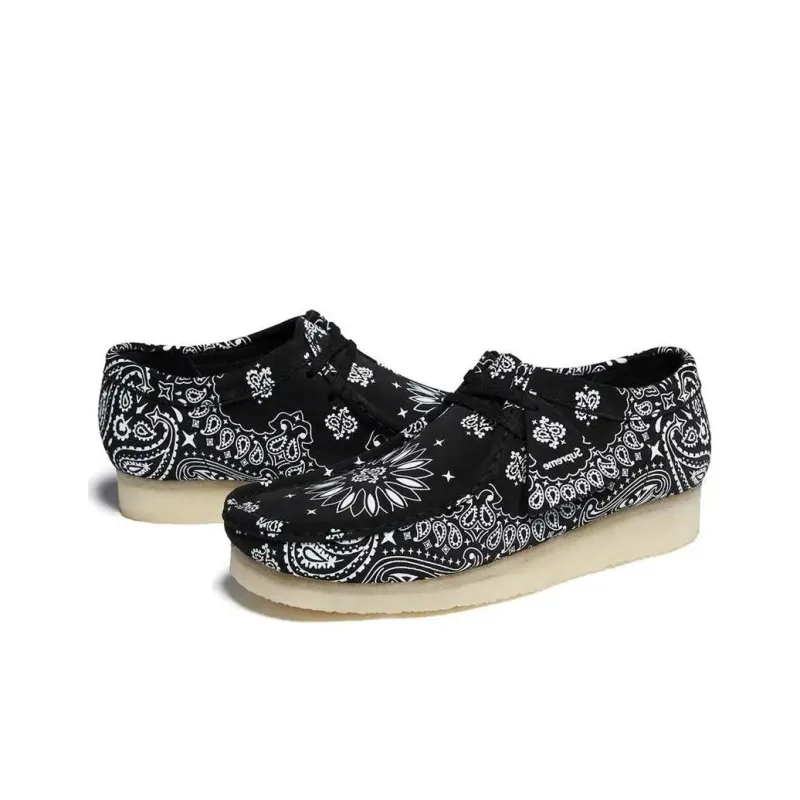 clarks Supreme X Wallabee 'Black Bandana'-3