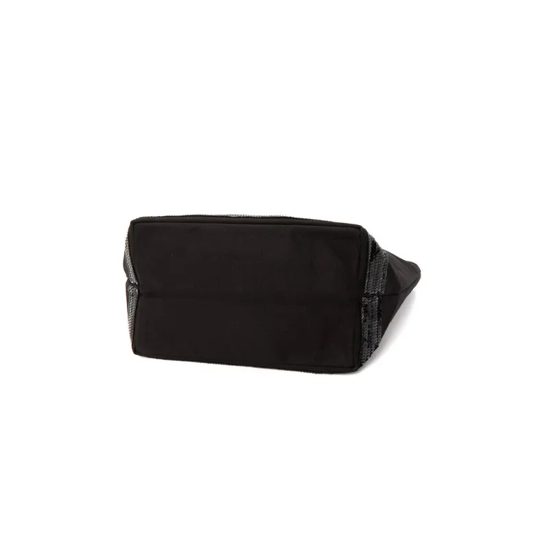 Vanessa Bruno Cotton Tote Bag, Shopping Bag, Handbag Medium Size Women's Black-5