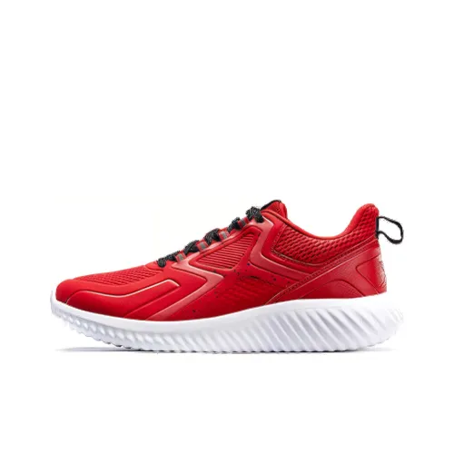 XTEP Cushioning Anti Slip And Wear Resistant Low Top Casual Shoes Men's Red