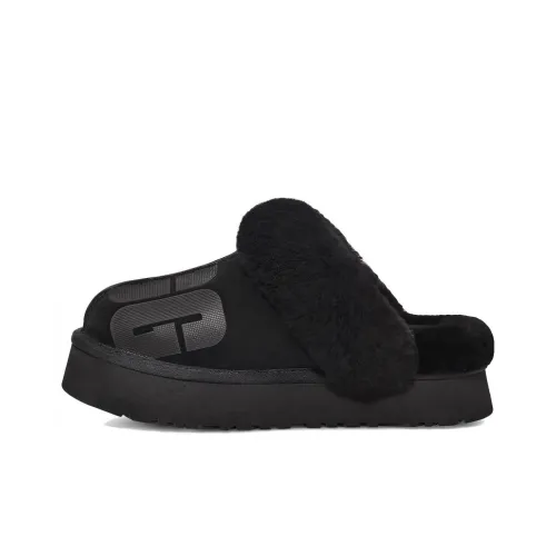 ugg CLASSIC Disquette Stylish Sandals Women's Black