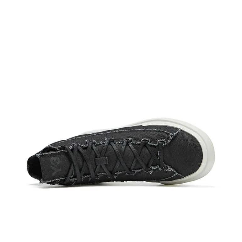 Adidas Y 3 Nizza High Black Off White-2