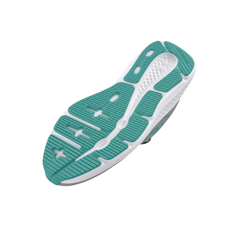 Under Armour Charged Pursuit 3 Cushioning, Wear Resistant Low Top Running Shoes Women's Gray-4