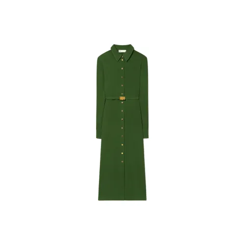 TORY BURCH Long-Sleeved Dresses Women's Dark Rainforest