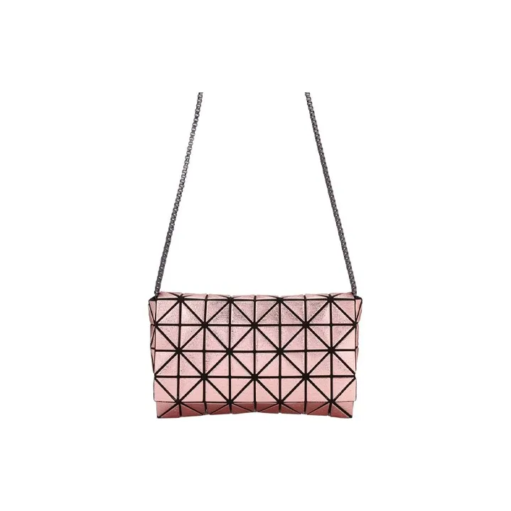 ISSEY MIYAKE PLATINUM COFFRET Polyurethane Crossbody Bag Shoulder Bag Women's Rose Pink-0