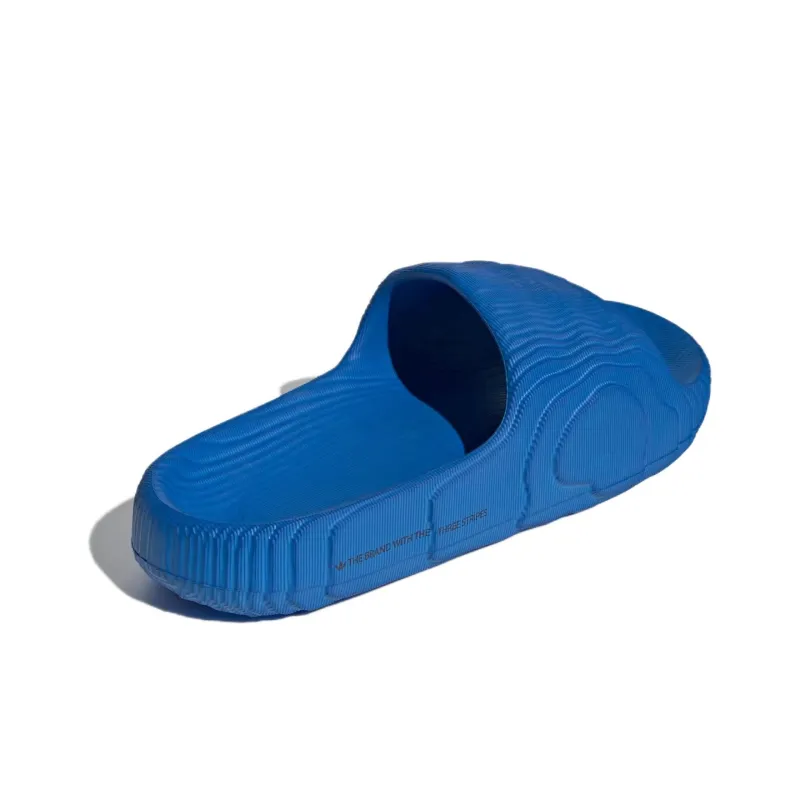 Adidas Adilette 22 Slides Blue Bird Core Black-3