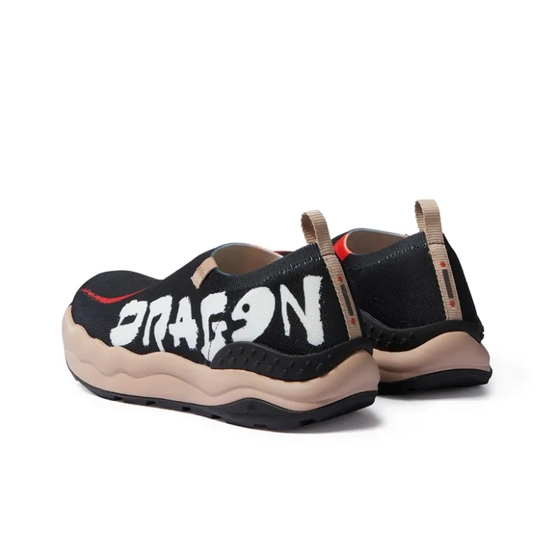 U.IN Painted Travel Shoes Year Of The Dragon TT Low-Top Casual Shoes Men's-5