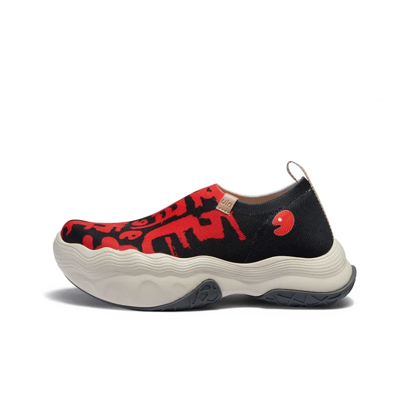 U.IN Painted Travel Shoes Year Of The Dragon TT Low-Top Casual Shoes Men's-7