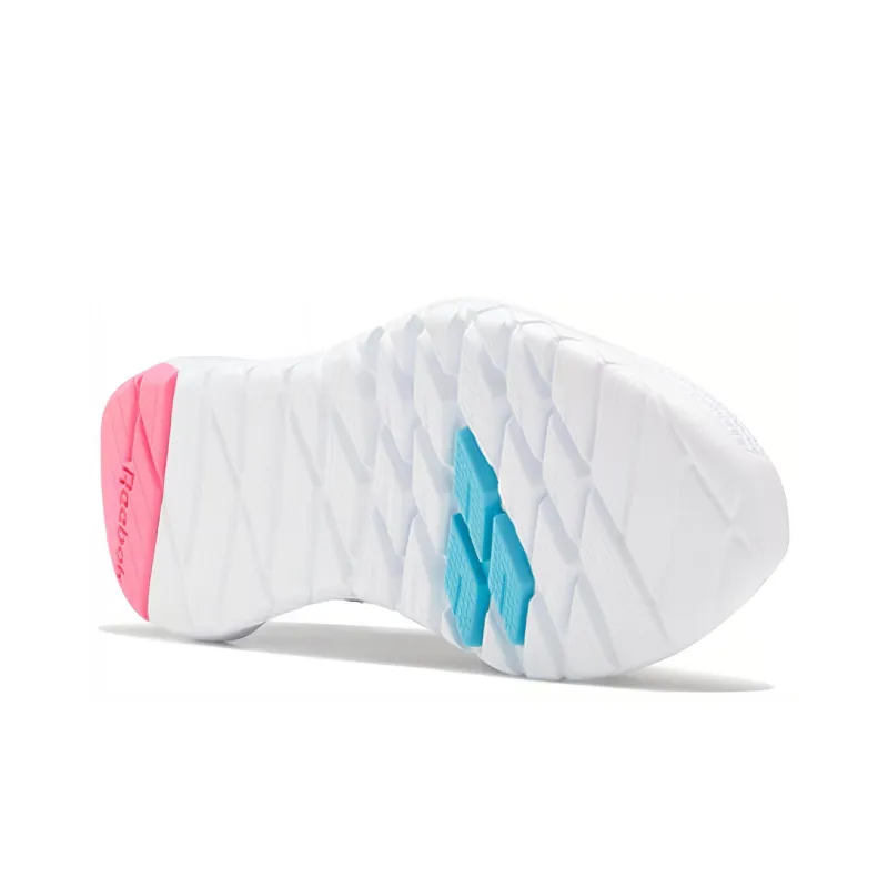 Reebok Women's Mega Flexagon 'White Neon Blue' Women's-4