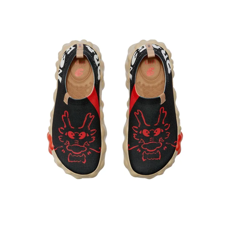U.IN Painted Travel Shoes Year Of The Dragon TT Low-Top Casual Shoes Men's-25