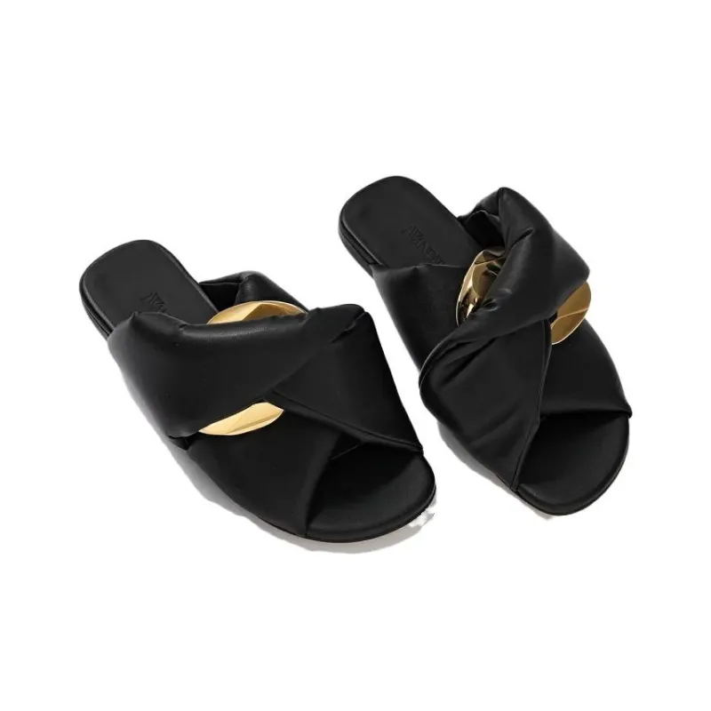JW Anderson Chain Flat Sandals Women's-3