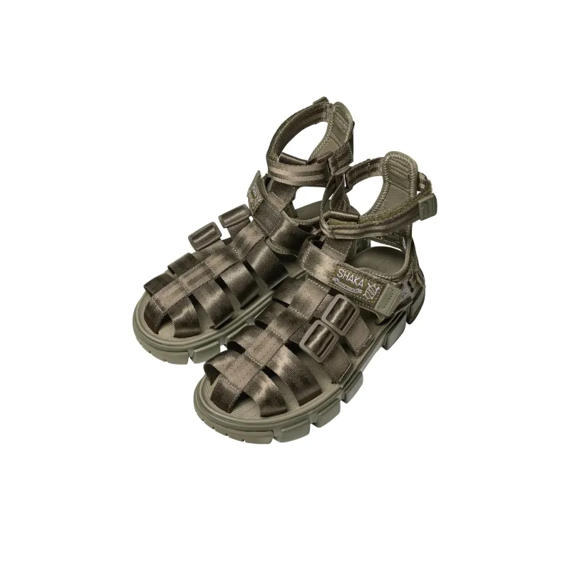 SHAKA Hiker Bootie Sf Beach Sandals Unisex Army Green-2