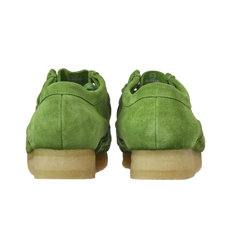 Clarks X Supreme Woven Wallabee 'Green'-3