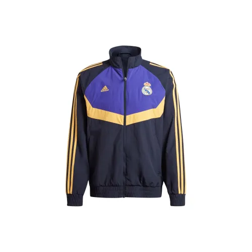 Adidas Real Madrid Jackets Men Ink Blue