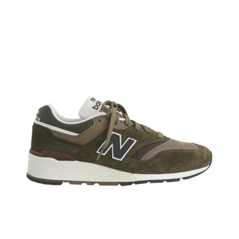 New Balance NB 997 Durable Breathable Low-Top Running Shoes Unisex Green-1