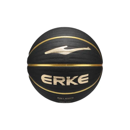Erke PU Basketball Cool Black Warrior Size 7 Training Unisex