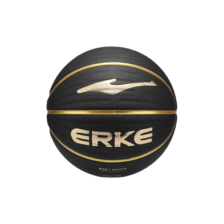 Erke PU Basketball Cool Black Warrior Size 7 Training Unisex-0