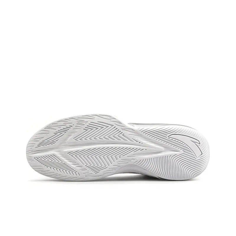 Stash x Anta Cushioning Anti Slip And Wear Resistant Coverage High Top Basketball Shoes Men's White Blue-4