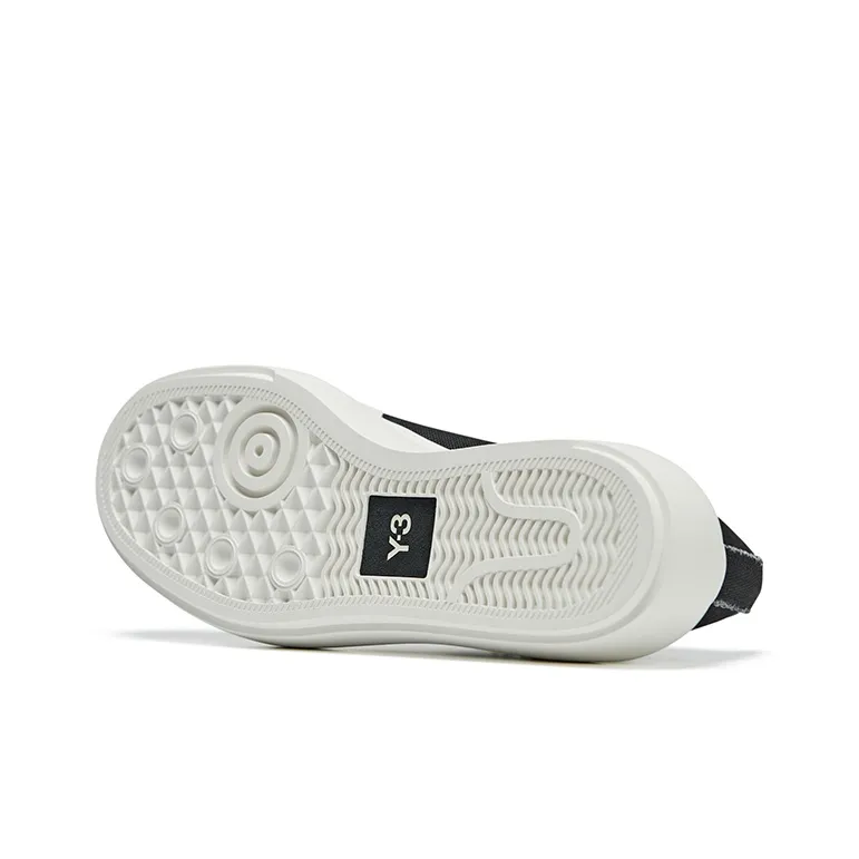 Adidas Y 3 Nizza Low Black Off White-4