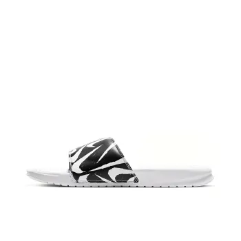 Nike Benassi Jdi Print Slide 'White Black Swoosh'
