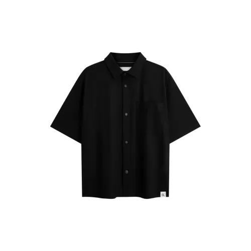 Calvin Klein Shirts Men Space Black