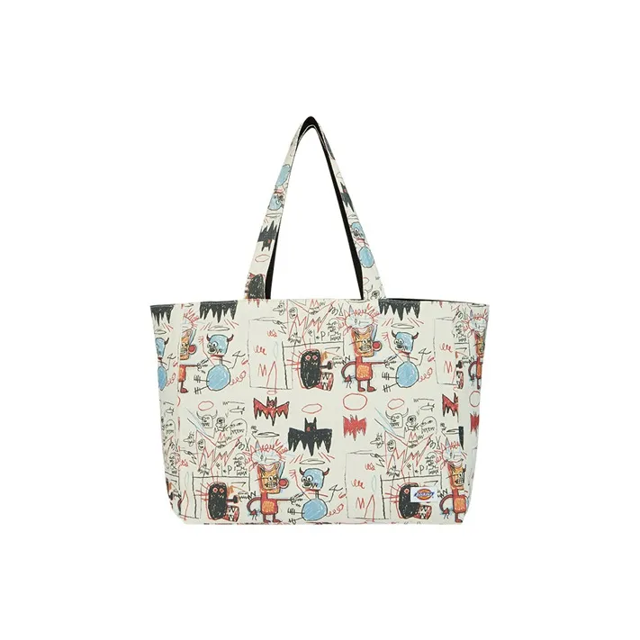 Dickies JMB Collaboration Canvas Tote Bag Shopping Bag Canvas Bag Portable Regular Unisex Black-1