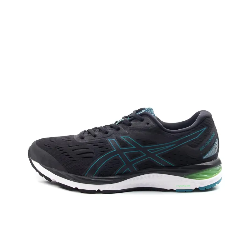 Asics Gel-Cumulus 20 Wear-Resistant Low-Top Running Shoes Men's Black Green-0