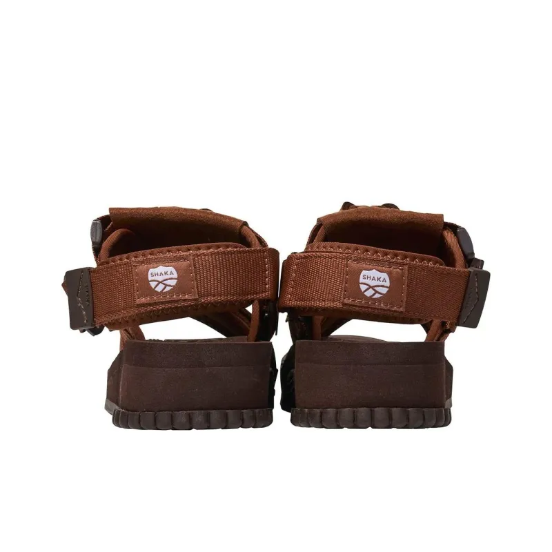 SHAKA Weekender Tassel Beach Sandals Women's Brown-3