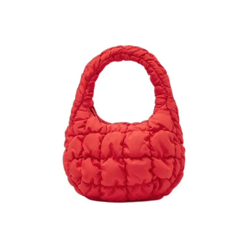 COS Recycled Polyester Cloud Bag, Handbag Women's Red-0