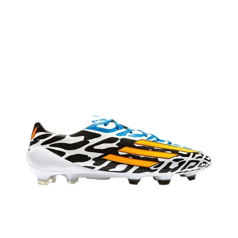 Adidas Messi Adizero Cushioning Wear Resistant Soccer Shoes Unisex White Black-1