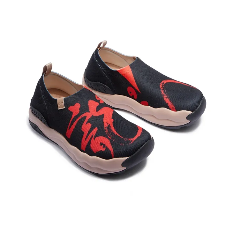 U.IN Painted Travel Shoes Year Of The Dragon TT Low-Top Casual Shoes Men's-2
