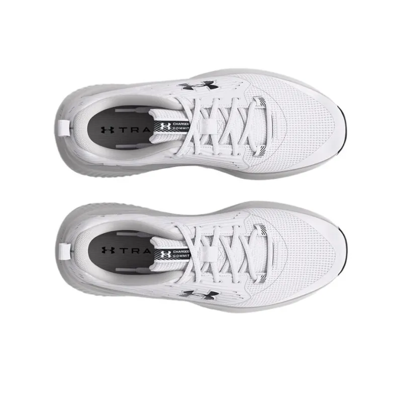 Under Armour Charged Commit 4 'White Distant Grey' Women's-3