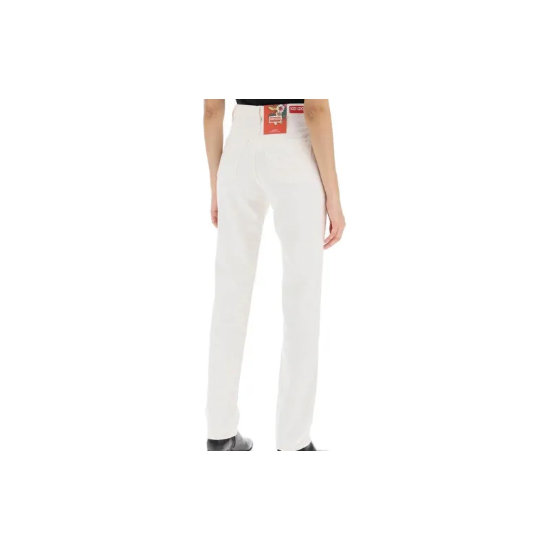 KENZO Mid rise Tapered leg Jeans-2