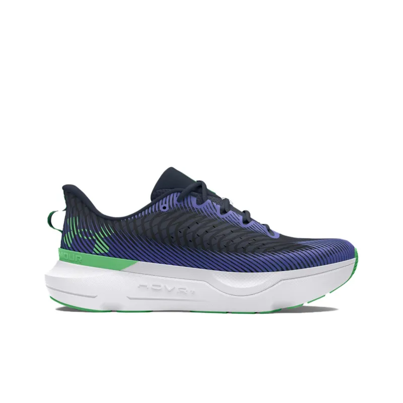 Under Armour Cushioning Wear Resistant Low Top Running Shoes Men's Purple White-1
