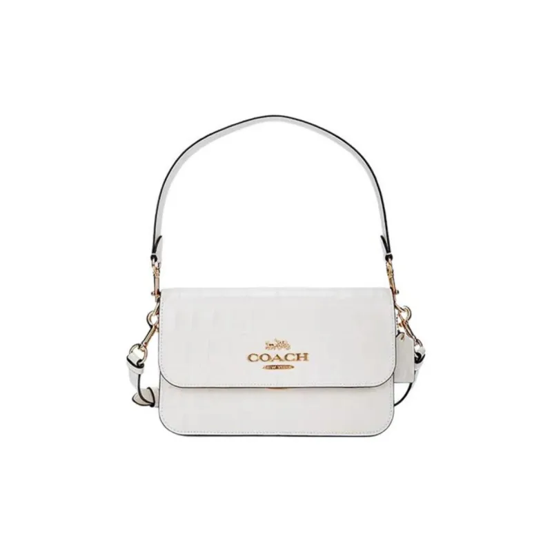 COACH Brynn Cow Leather Portable Crossbody Bag Shoulder Bag Women's Chalk White-0