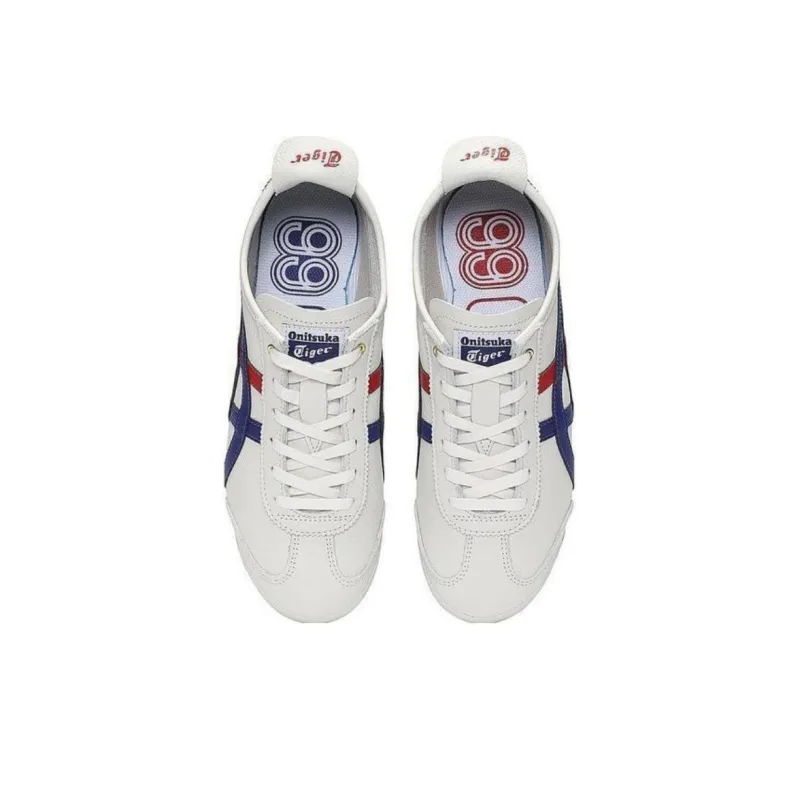 Asics Onitsuka Tiger Mexico 66 White Dark Blue Red Gold-2