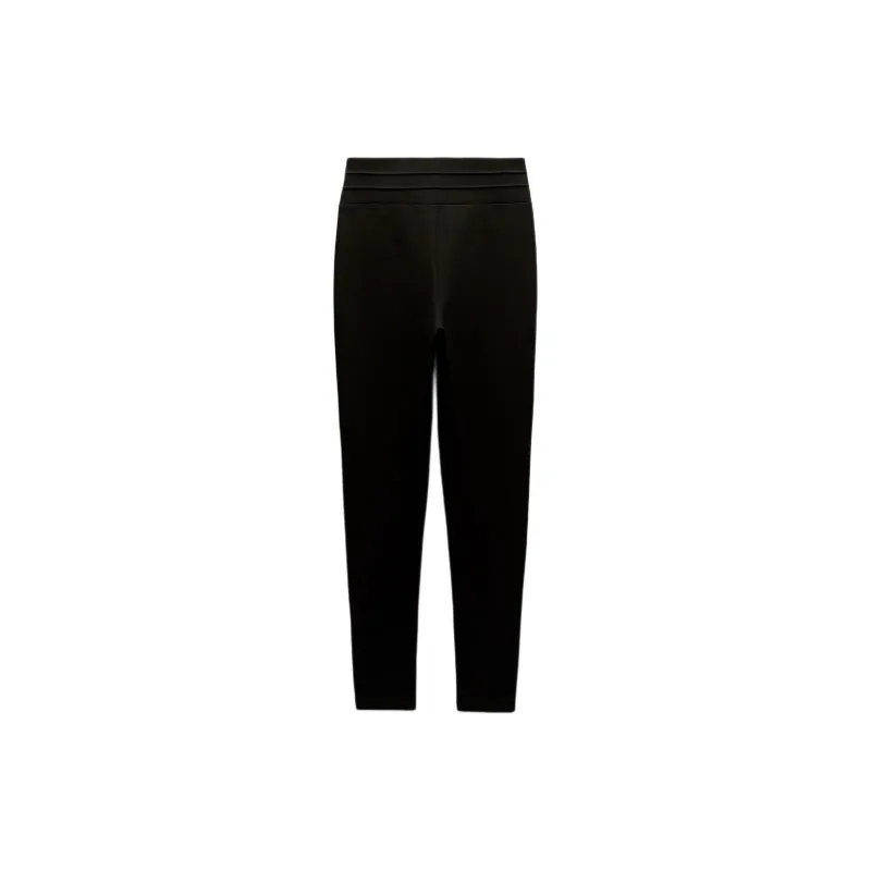 ZARA Leggings Women's Black-1