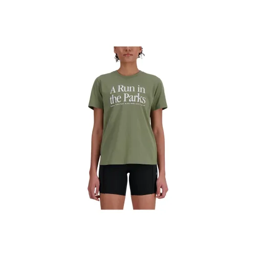 New Balance United Airlines NYC T-Shirts Women's Olive