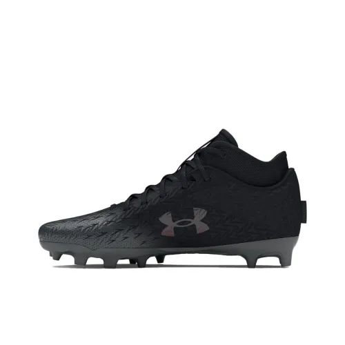 Under Armour Spotlight Franchise 4 Soccer Shoes Men Mid-Top Black