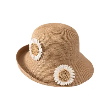 JW Straw Woven Bucket Hats Unisex