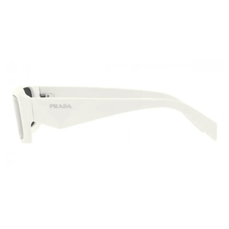 PRADA Rectangular Sunglasses Men's White-2