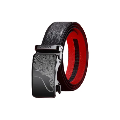 CARTELO Cow Leather Belts Men's Width 3.5CM