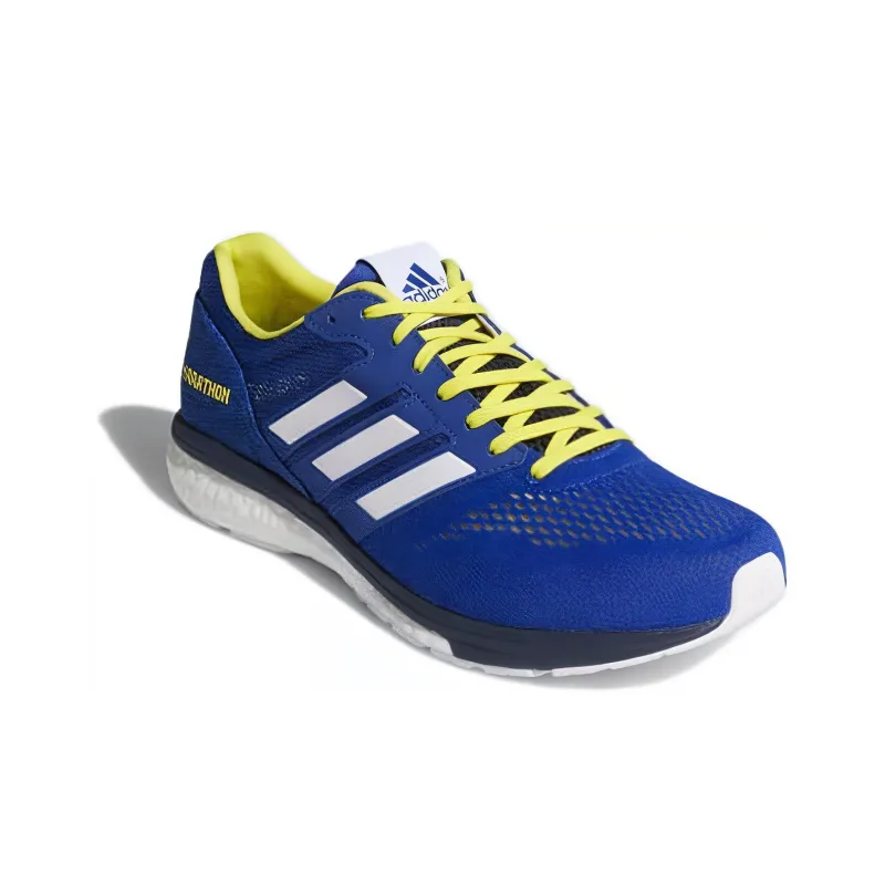Adidas Adizero Boston 7 Durable Breathable Low-Top Running Shoes Men's Blue-2