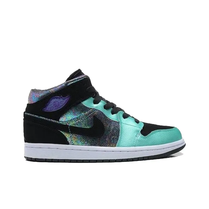Jordan 1 Mid Atomic Teal Ultraviolet GS-1