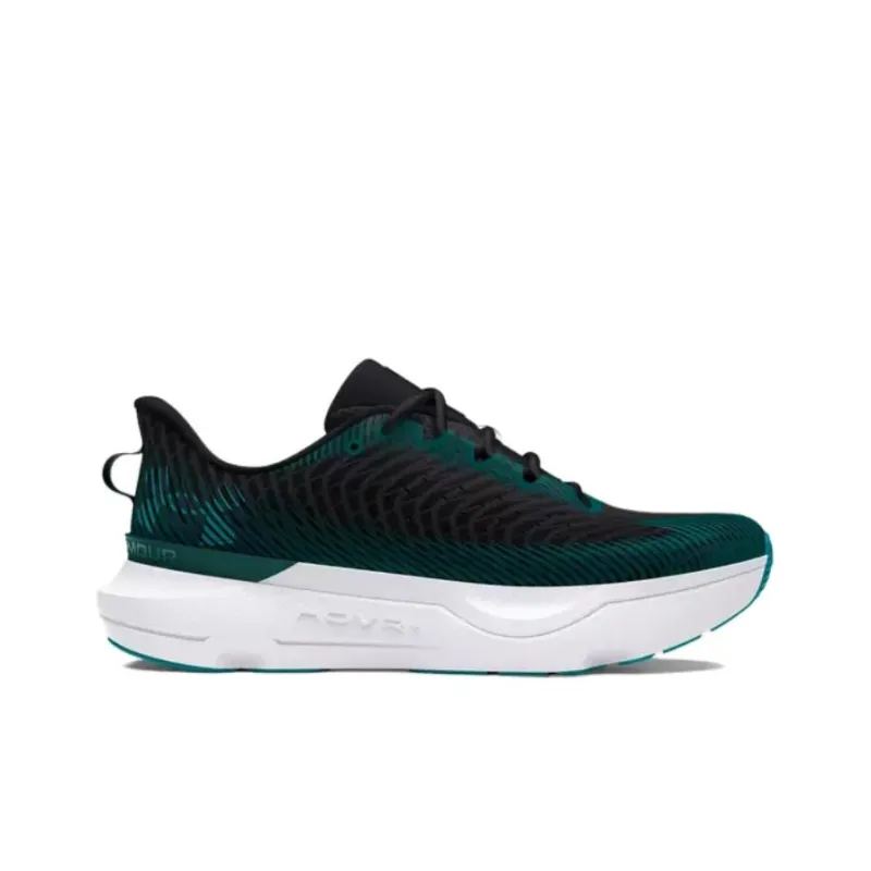 Under Armour UA Infinite Pro Anti Slip Wear Resistant Low Top Running Shoes Men's Black/Green-1