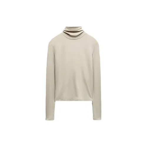 ZARA T-Shirts Women's Beige