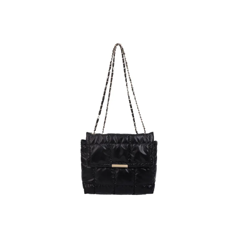 MingLu Oxford Backpack Shoulder Bags Unisex Black/Silver/Gold-0