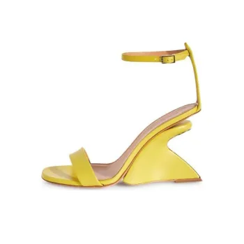 OFF WHITE Jug Wedge heel Leather Sandals Women's