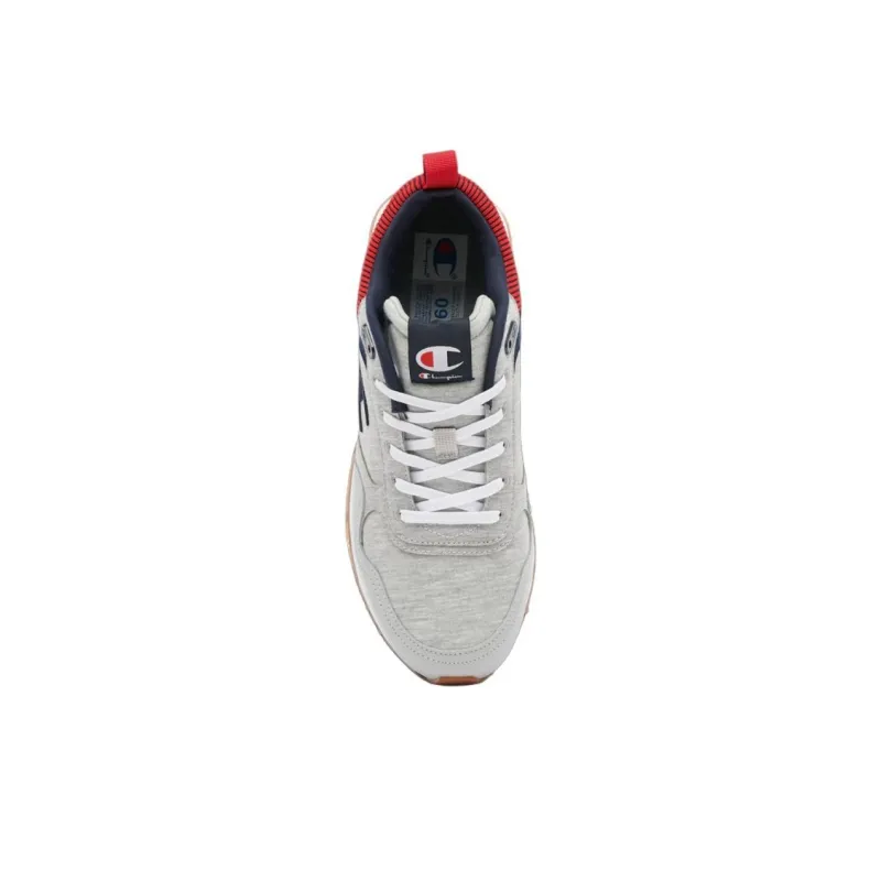 Champion Relay RW Cushioning Wear-Resistant Low-Top Running Shoes Men's Gray White-2